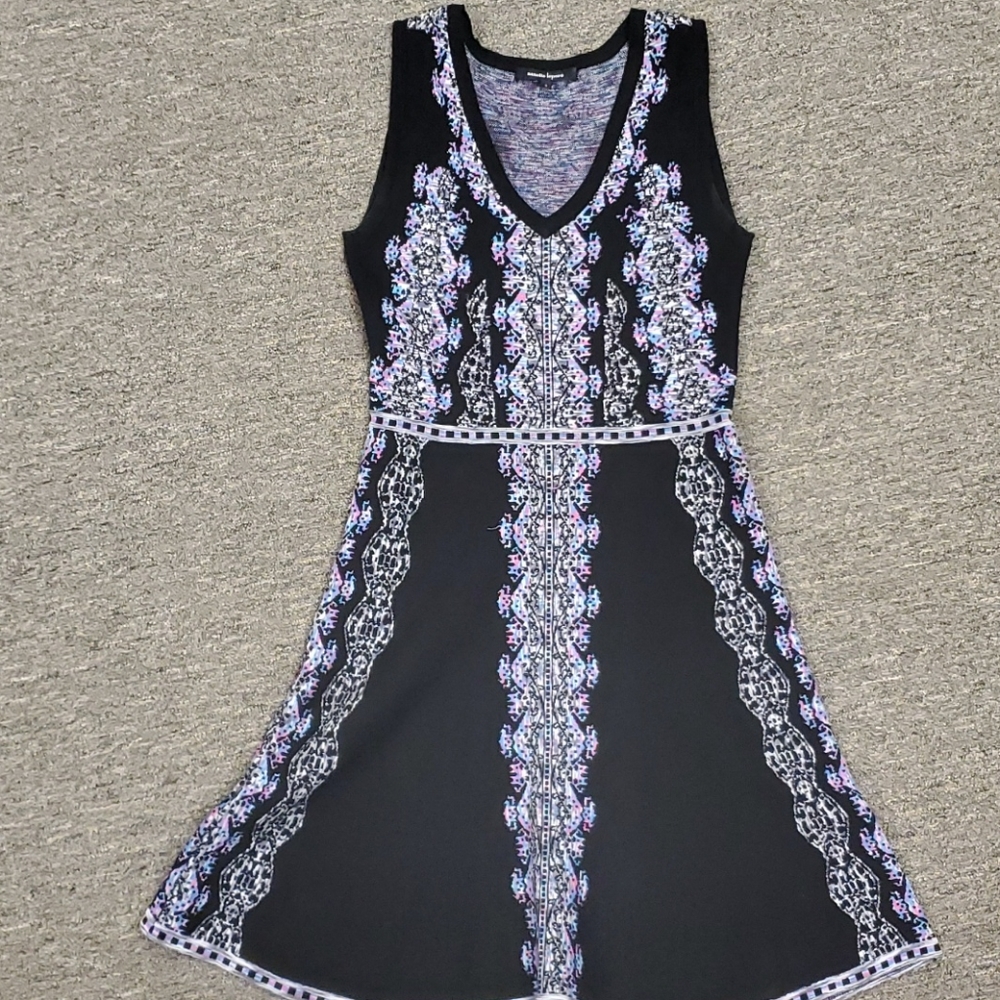 Nanette Lapore black knit dress